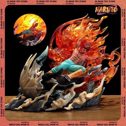 Might Guy vs Madara 8th Gate Figur - 19cm