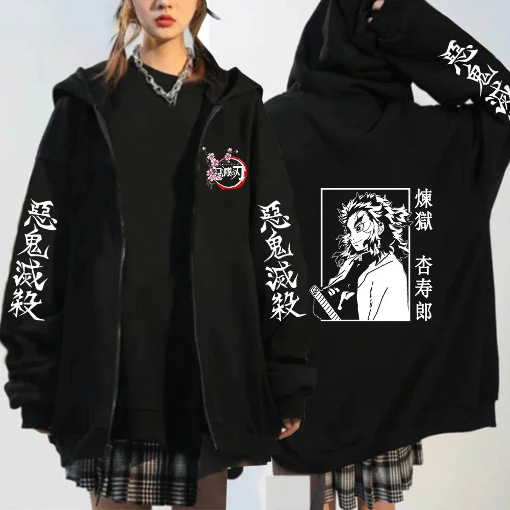 Demon Slayer Zip Hoodie